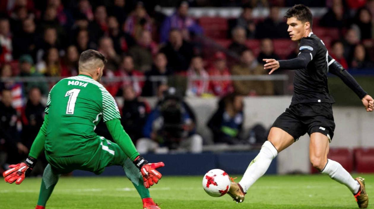Correa marcó el gol del triunfo ante el Atlético de Madrid. 