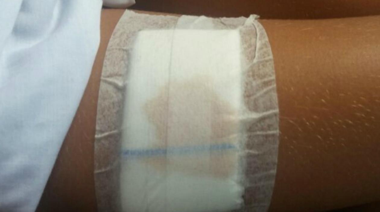 La pequeña fue llevada por su familia al Camino Simón Bolívar.