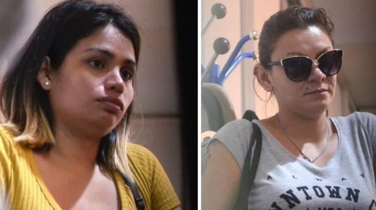 Katherine y Cinthia, las denunciantes.