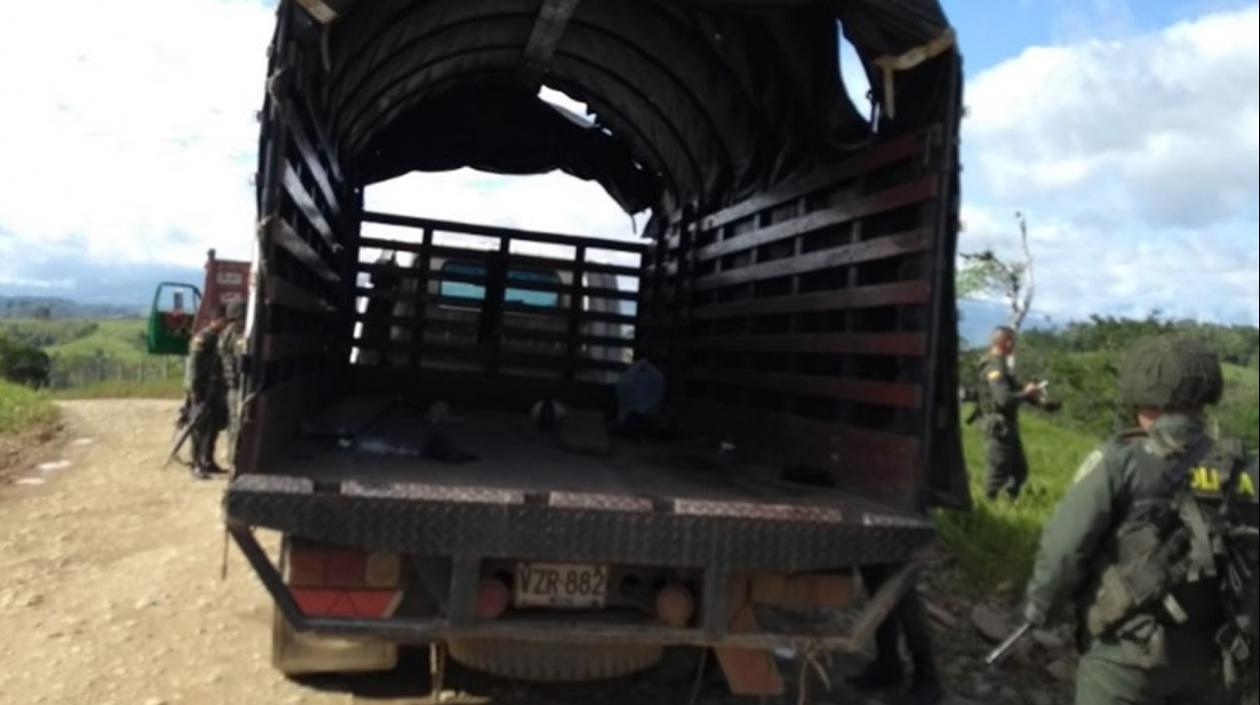  Seis fueron los policías heridos en nuevo ataque de disidencia de las FARC.