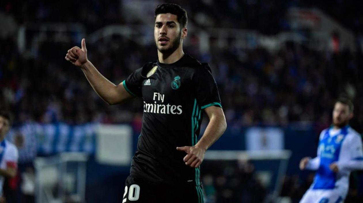 Marco Asensio, jugador del Real Madrid. 