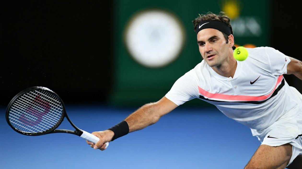 Roger Federer, tenista suizo. 