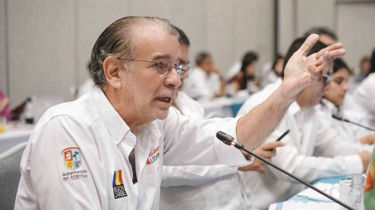 Eduardo Verano, gobernador del Atlántico.