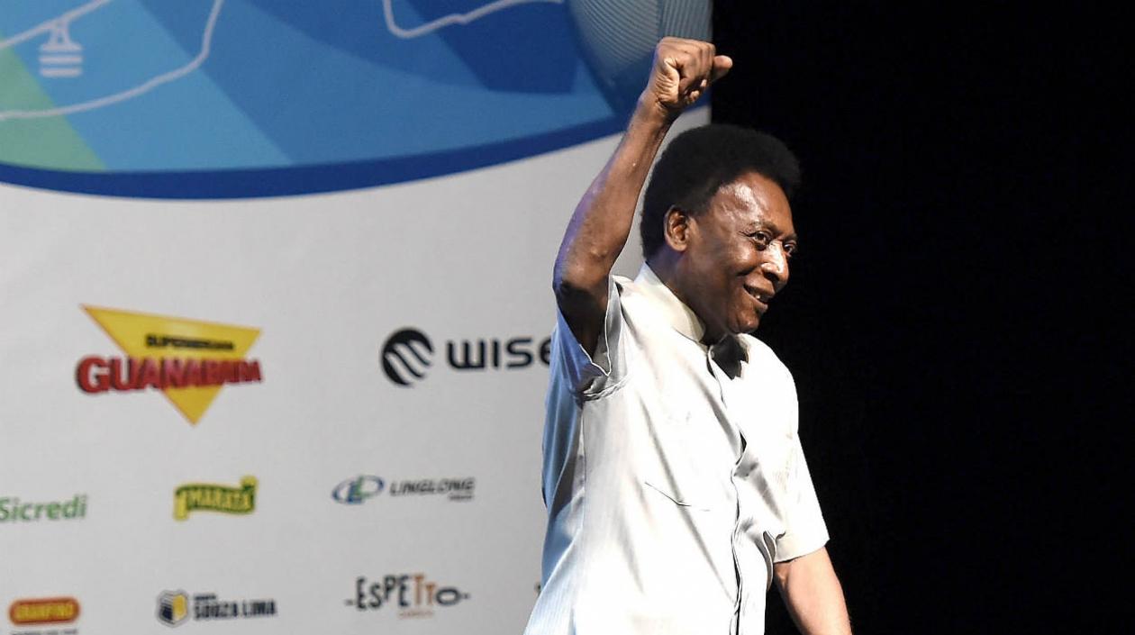 Pelé, exjugador brasileño. 