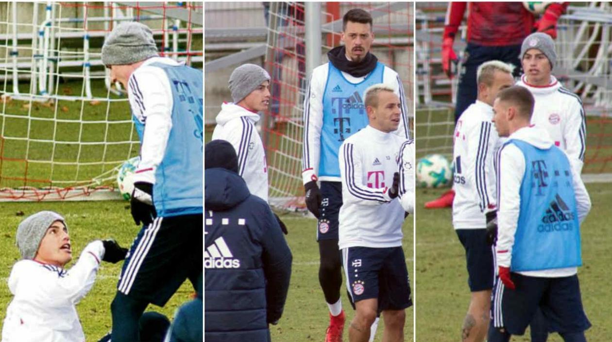 Momentos de la confrontación entre James y Rudy. 