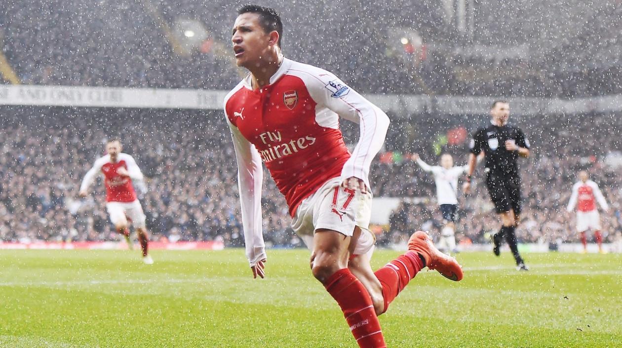 Alexis Sánchez, delantero chileno. 