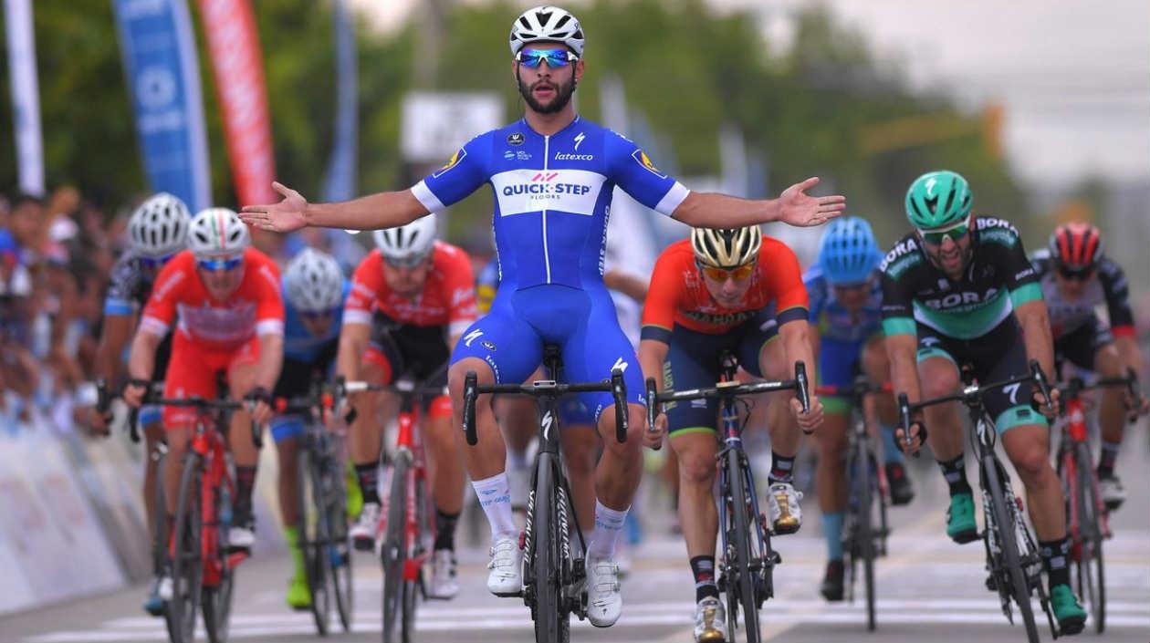 Fernando Gaviria, ciclista colombiano. 