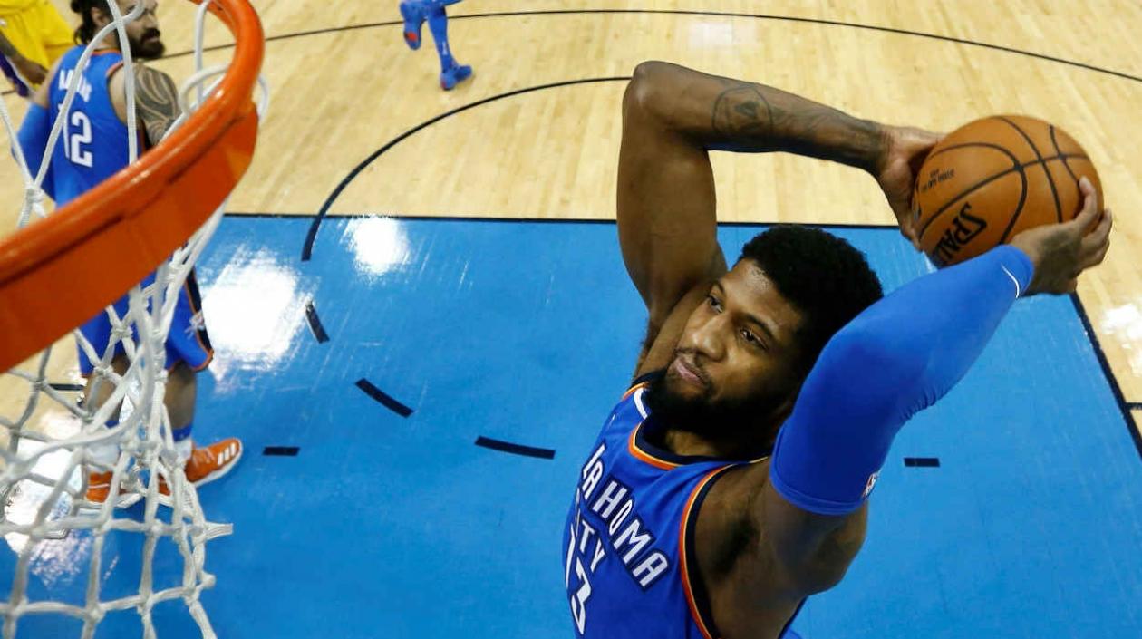 Paul George, alero de los Thunder. 