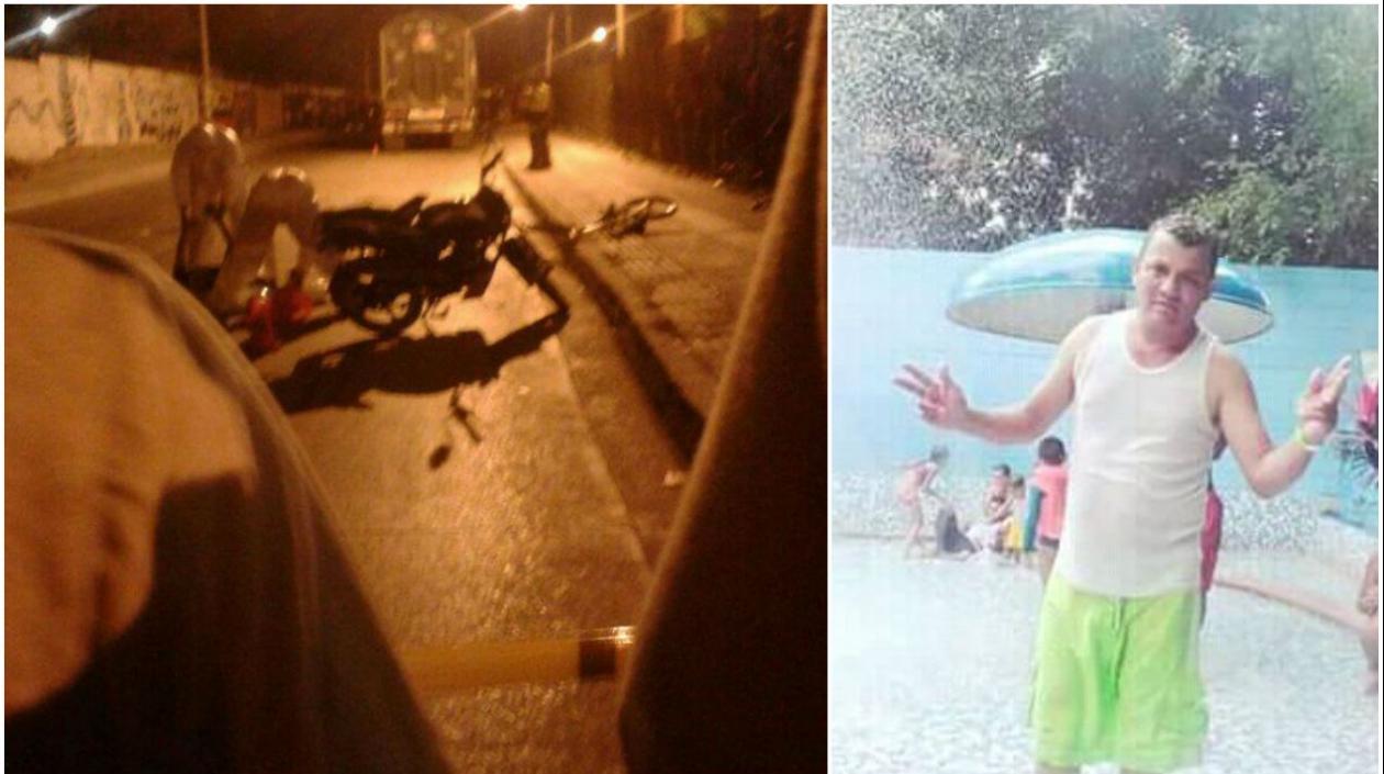 Vicente Ortiz Parra, motociclista fallecido en Soledad al ser atropellado por un tractocamión.