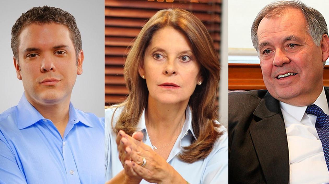 Iván Duque, Marta Lucía Ramírez y Alejandro Ordóñez