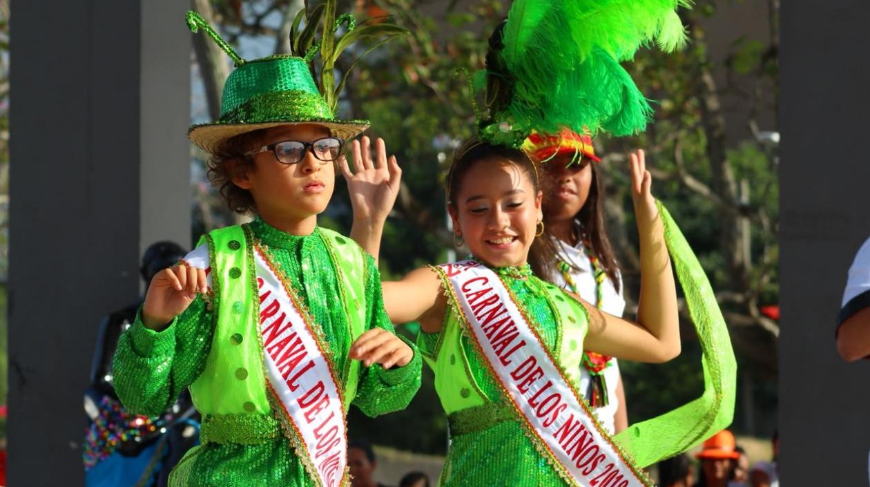Sammy y Shadya los Reyes Infantiles del Carnaval 2018.