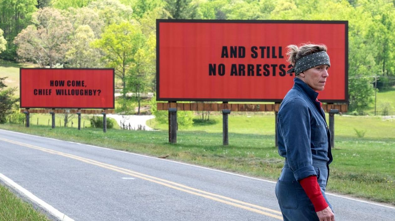 Imagen de la cinta "Three Billboards Outside Ebbing, Missouri".