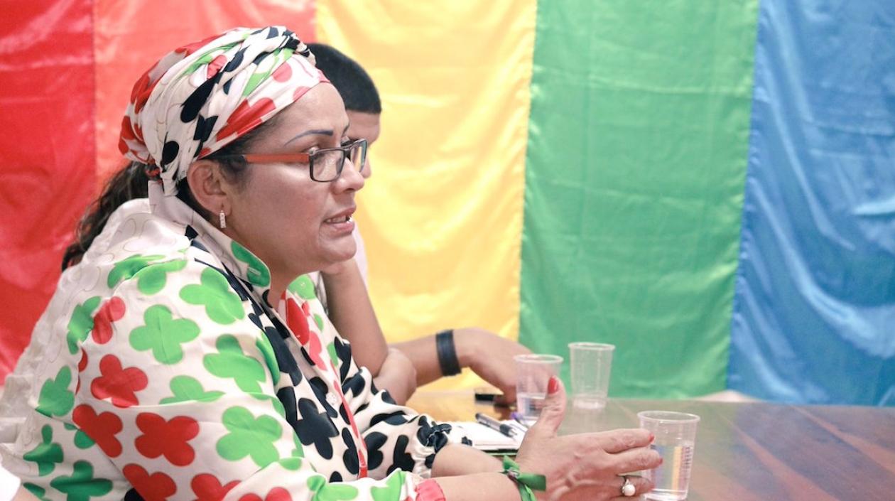 Victoria Sandino, candidata de FARC al Senado.