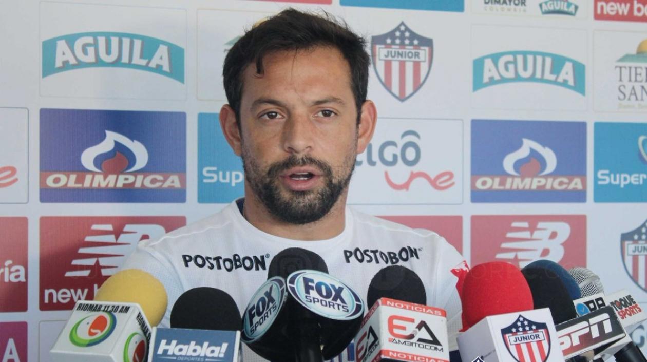 Matías Mier, volante de Junior. 