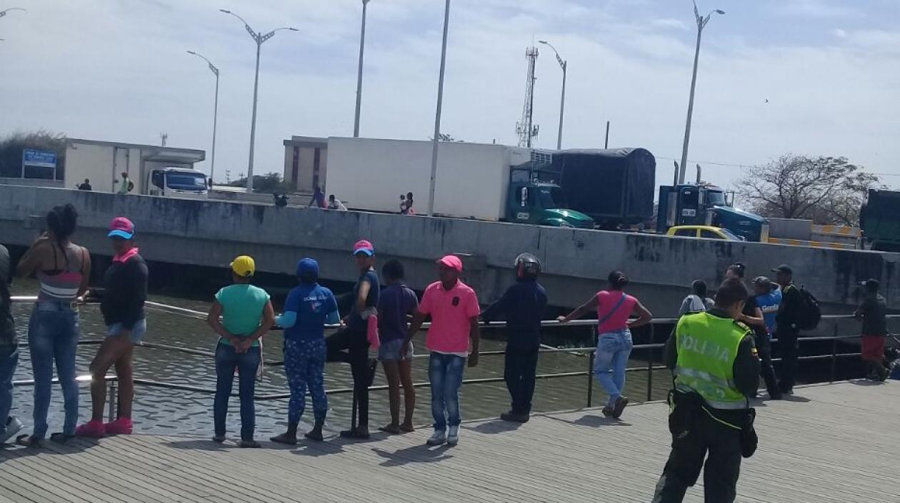 Lugar donde apareció flotando el cuerpo cerca de la Intendencia Fluvial.