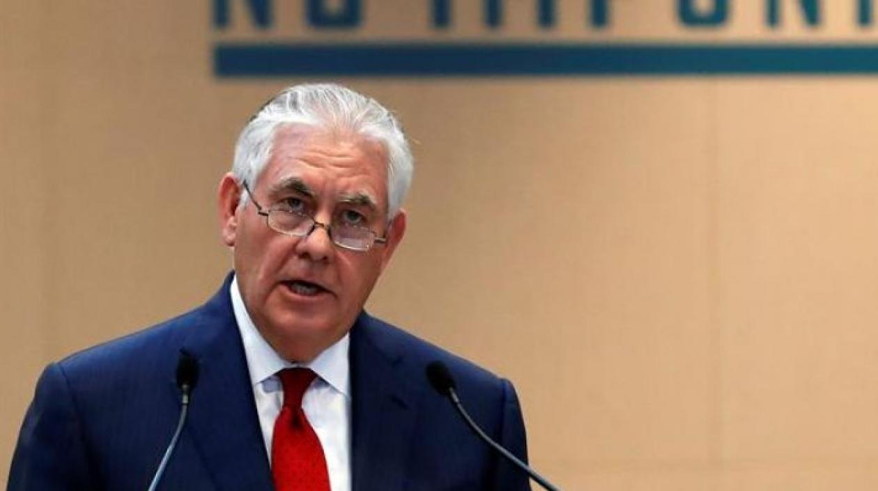El secretario de Estado de Estados Unidos, Rex Tillerson.