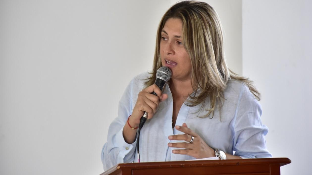 Alma Solano, secretaria de Salud distrital.