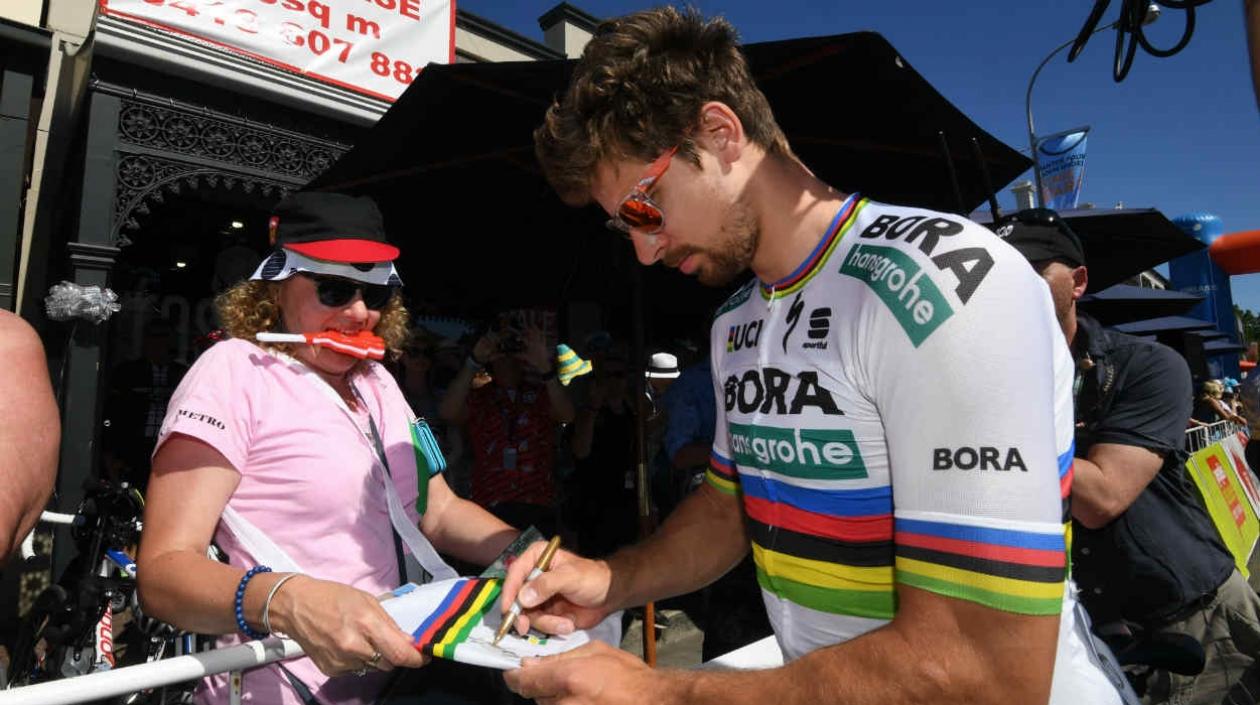 Peter Sagan, triple campeón mundial de ciclismo. 