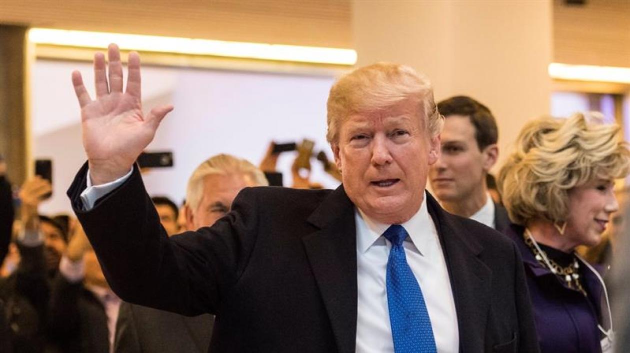 Donald Trump, presidente de los Estados Unidos.