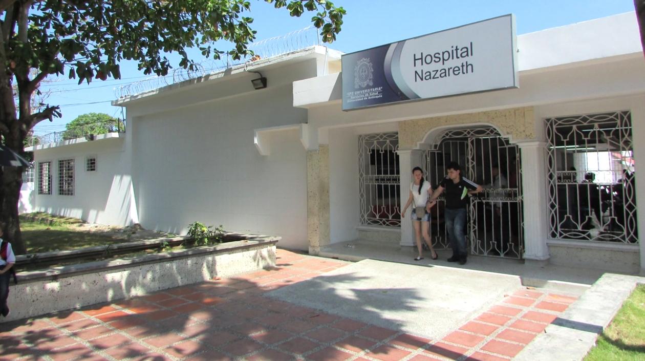 La víctima llegó sin signos vitales al Hospital Nazareth.