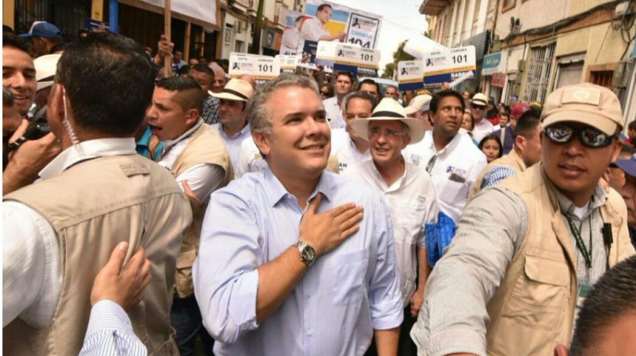 Iván Duque, candidato presidencial.