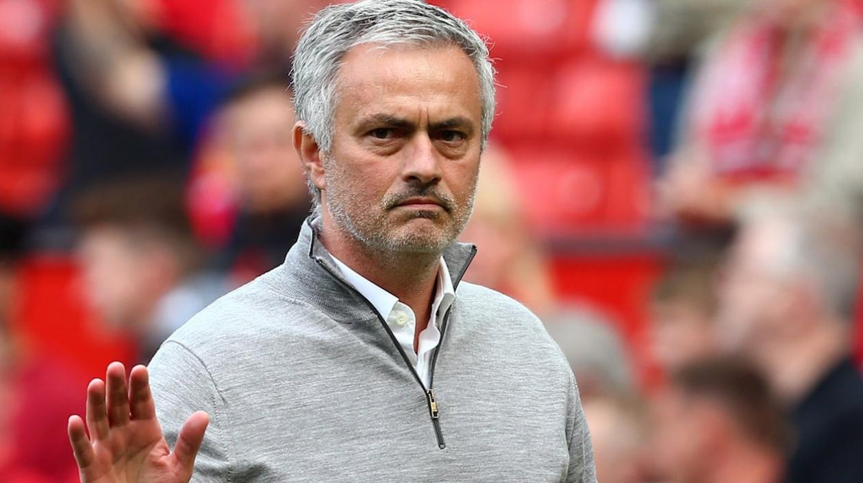 José Mourinho, técnico del Manchester United. 