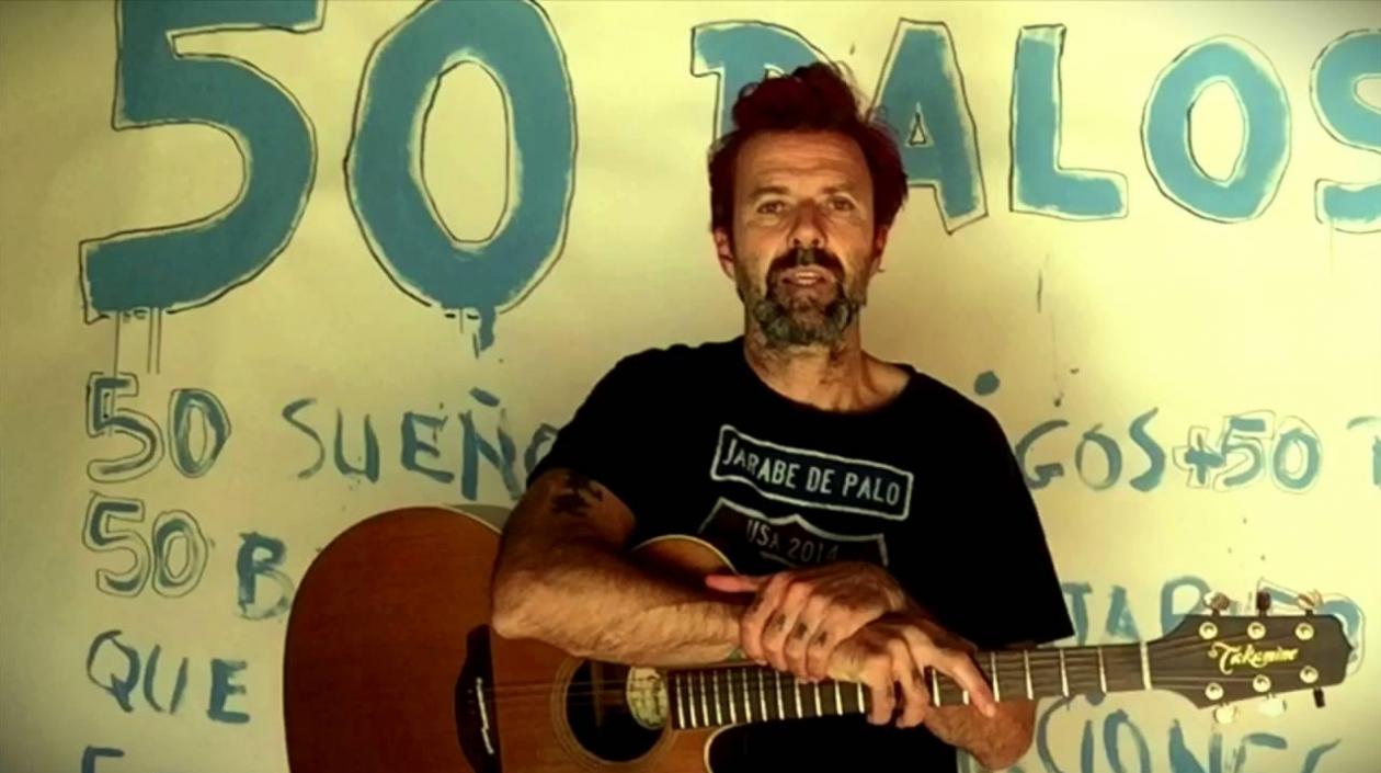 Pau Donés, líder de la banda "Jarabe de Palo".