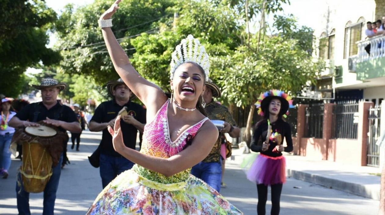Andrea De Alba, reina del Carnaval de la 44.