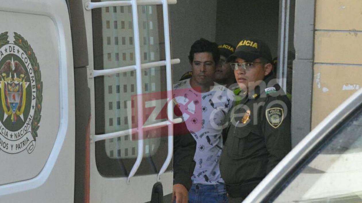 Así fue trasladado Cristian Bellón de la URI al Centro de Servicios Judiciales.