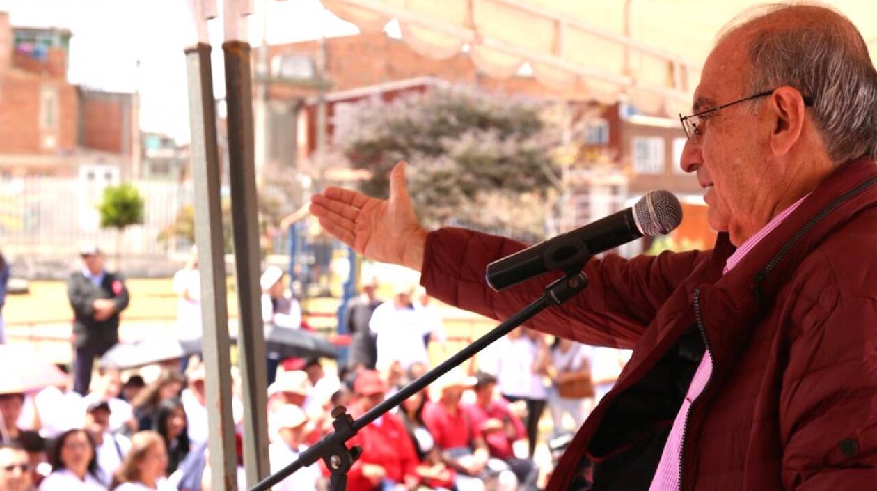 Humberto De la Calle, candidato presidencial por el Partido Liberal.