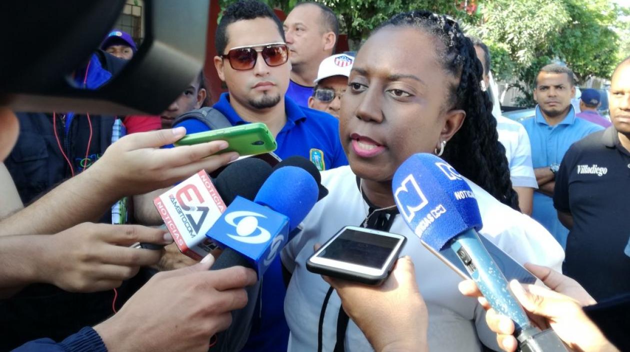 Josefa Cassiani, secretaria de Gobierno de Soledad.