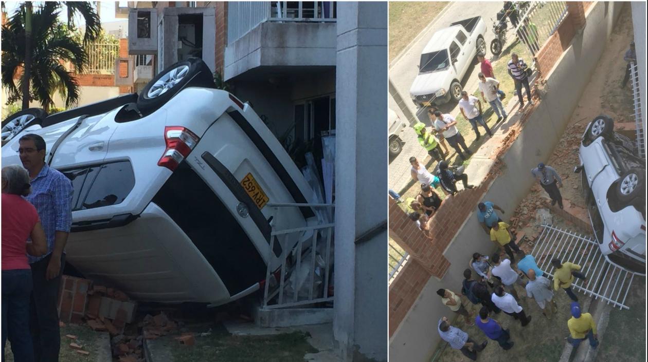 Imágenes del accidente en el edifico Torres de Montreal.