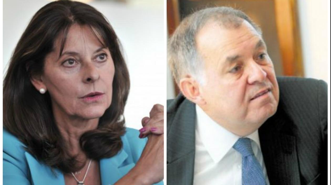 Marta Lucía Ramírez y Alejandro Ordóñez, candidatos presidenciales.