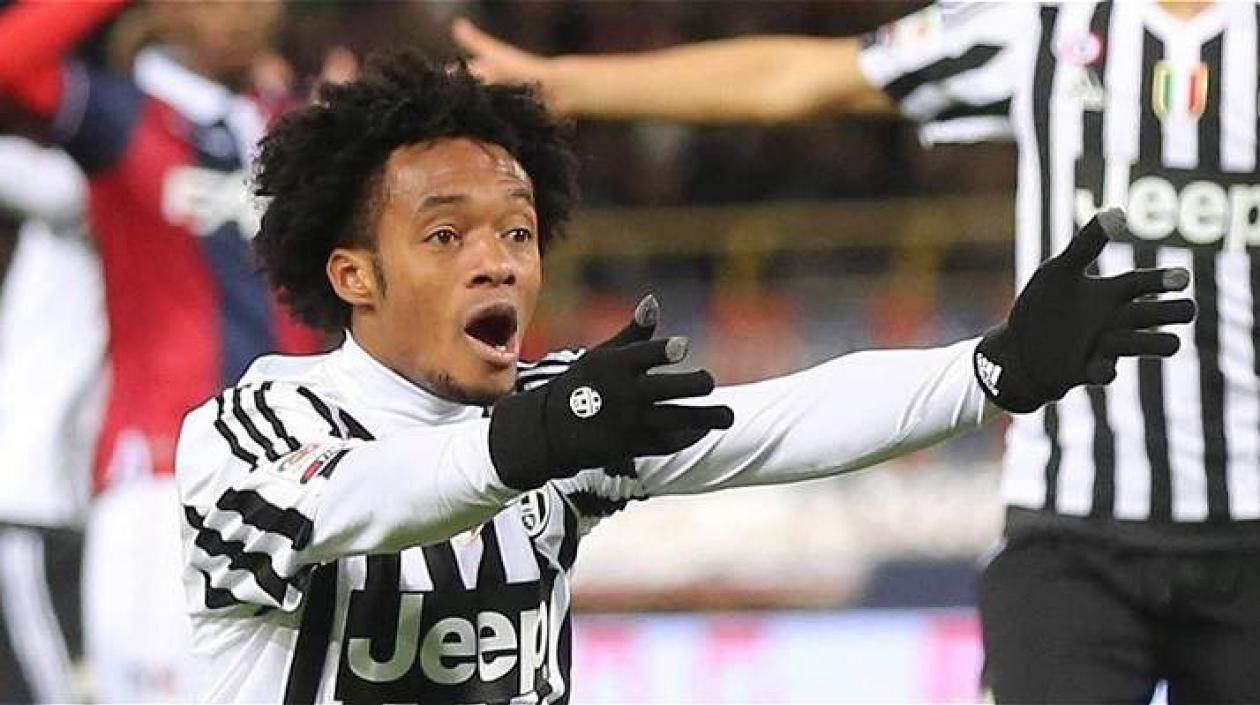 Juan Guillermo Cuadrado, jugador colombiano de la Juventus.