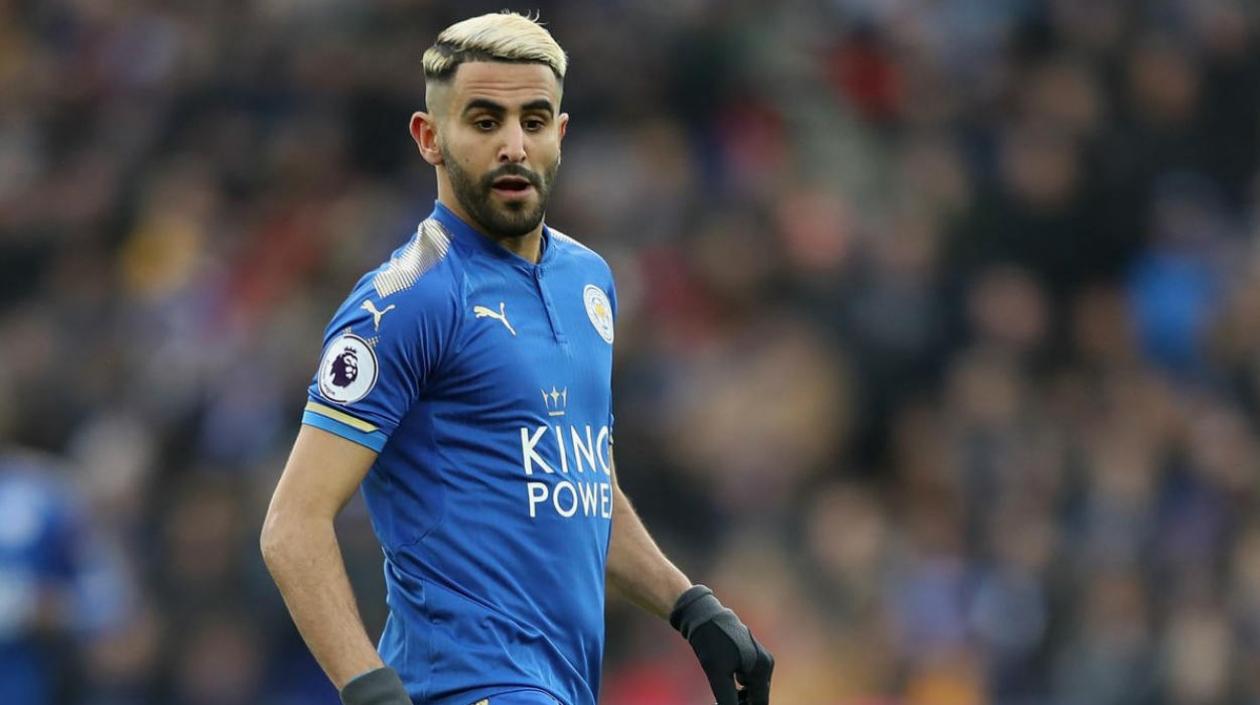 Riyad Mahre, jugador del Leicester. 