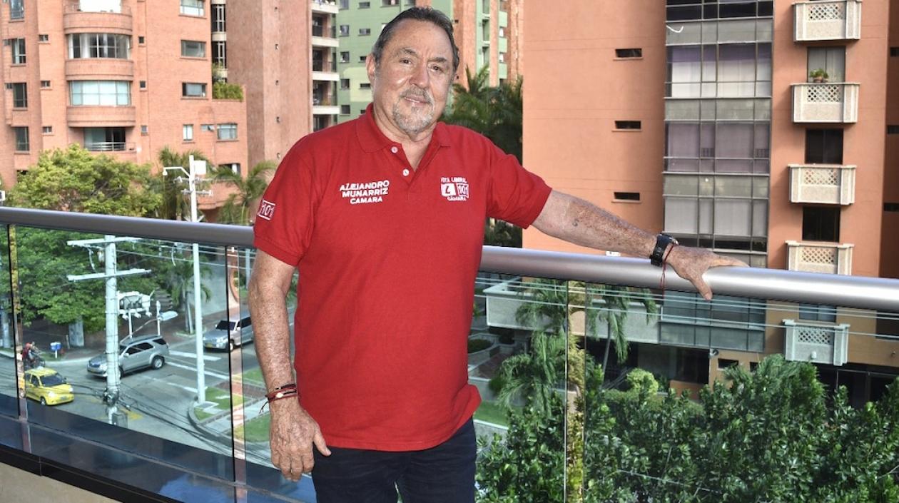 Alejandro Munárriz Salcedo, candidato a la Cámara por el departamento del Atlántico.