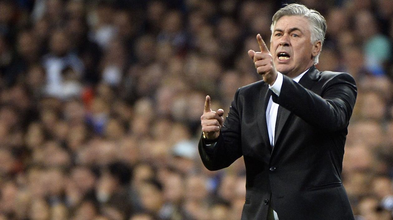 Carlos Ancelotti, técnico italiano. 