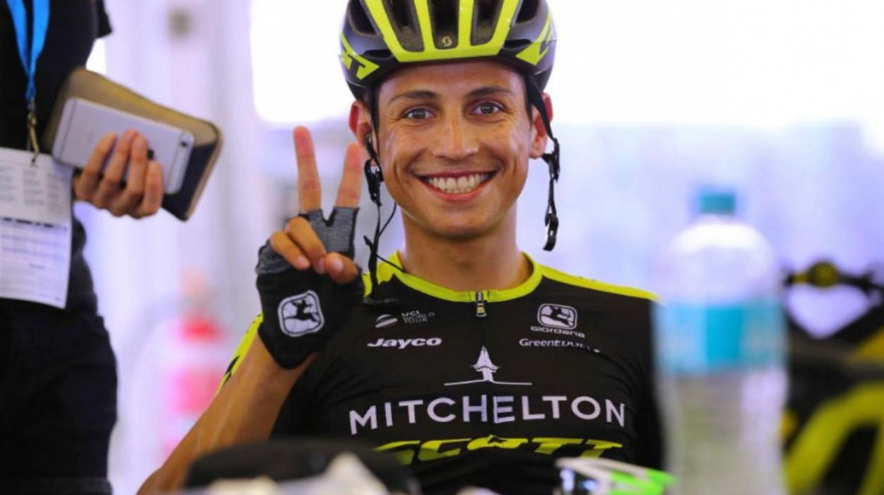 Esteban Chaves, ciclista colombiano. 