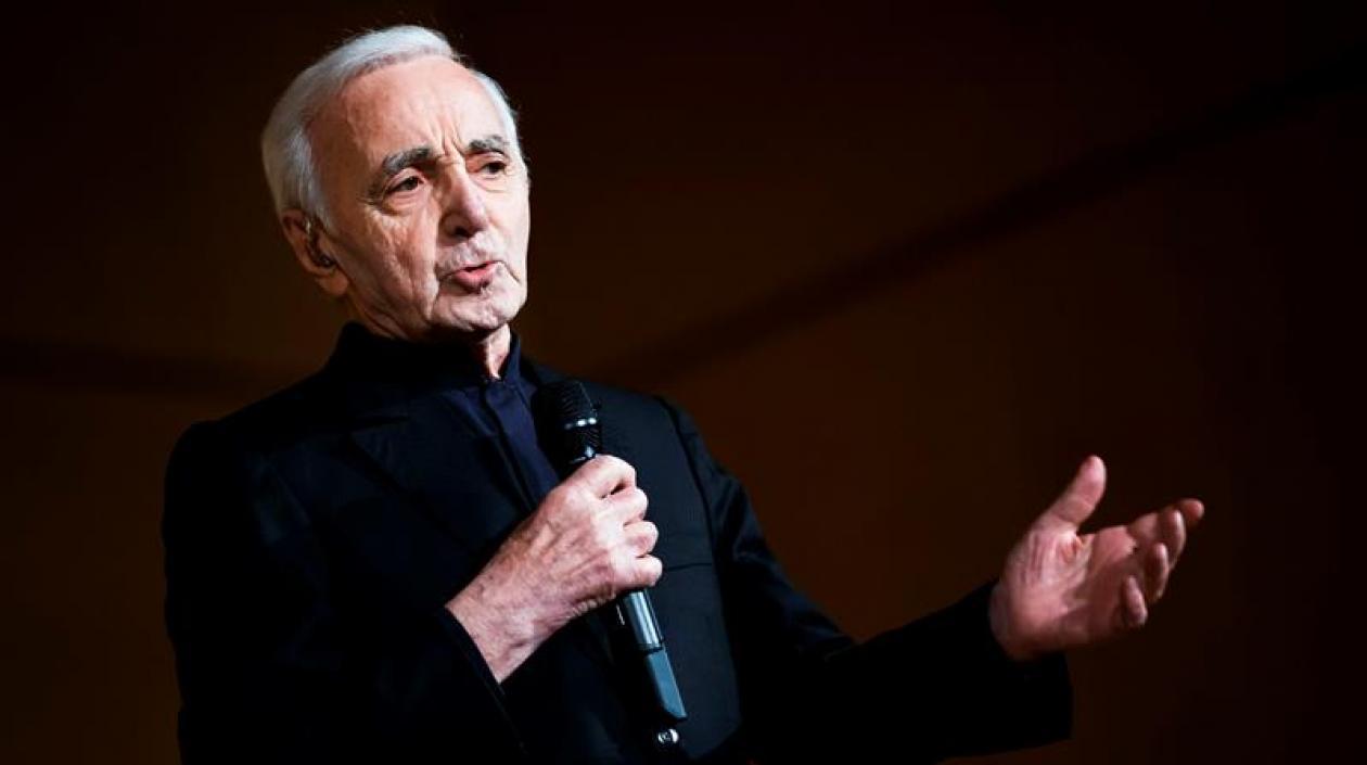  El cantante francés Charles Aznavour.