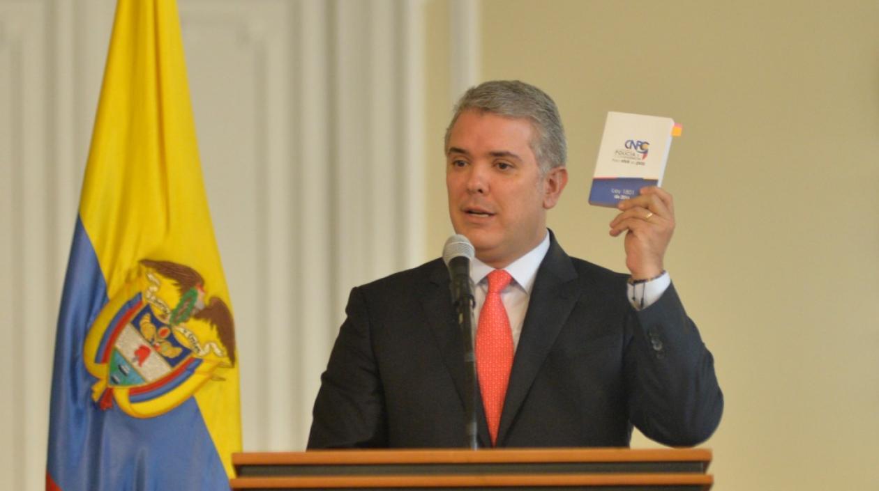 Iván Duque, presidente de Colombia.