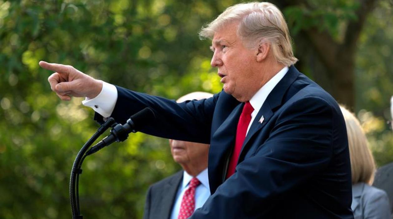 Donald Trump, presidente de Estados Unidos.