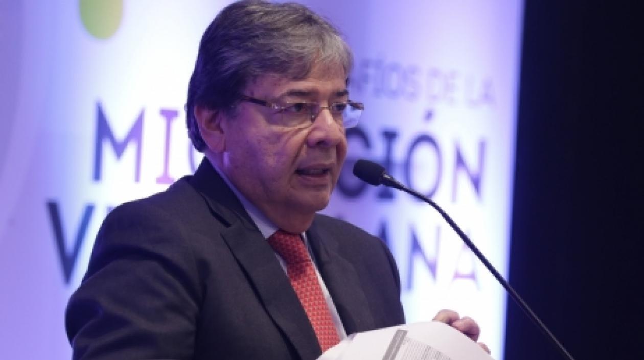 Carlos Holmes Trujillo, Canciller de Colombia.