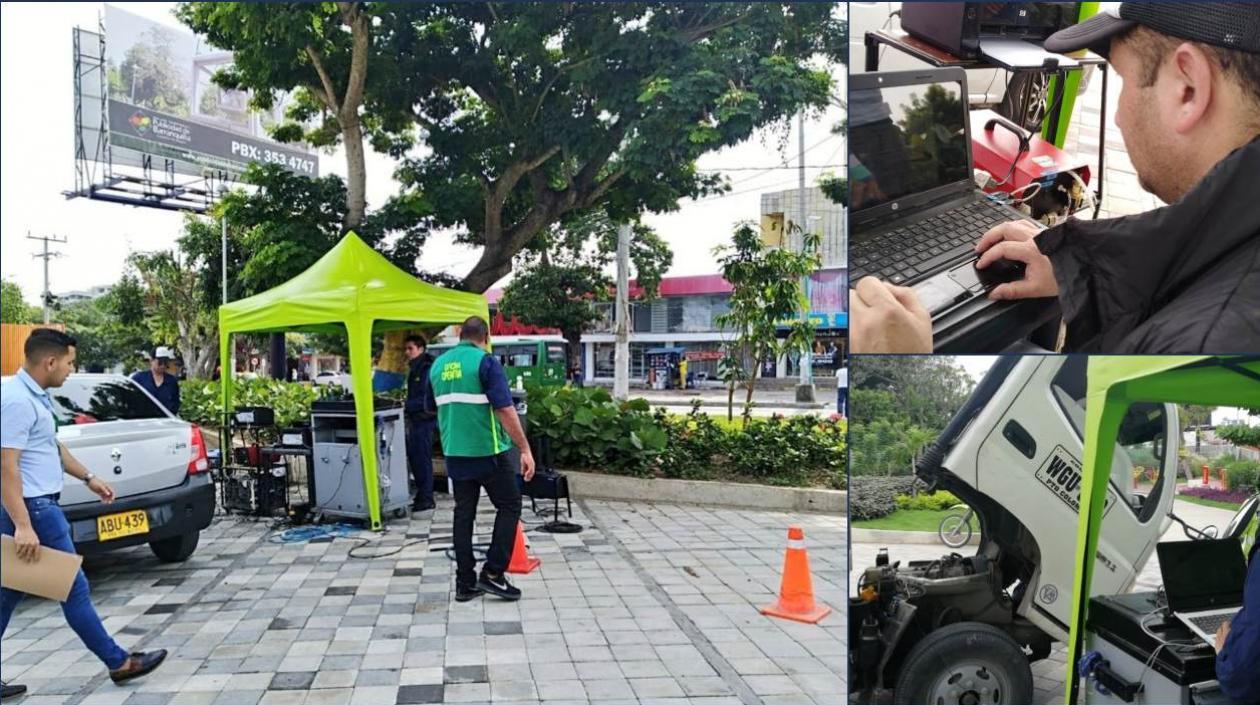 El transporte automotor es una de las principales fuentes emisoras de gases contaminantes.