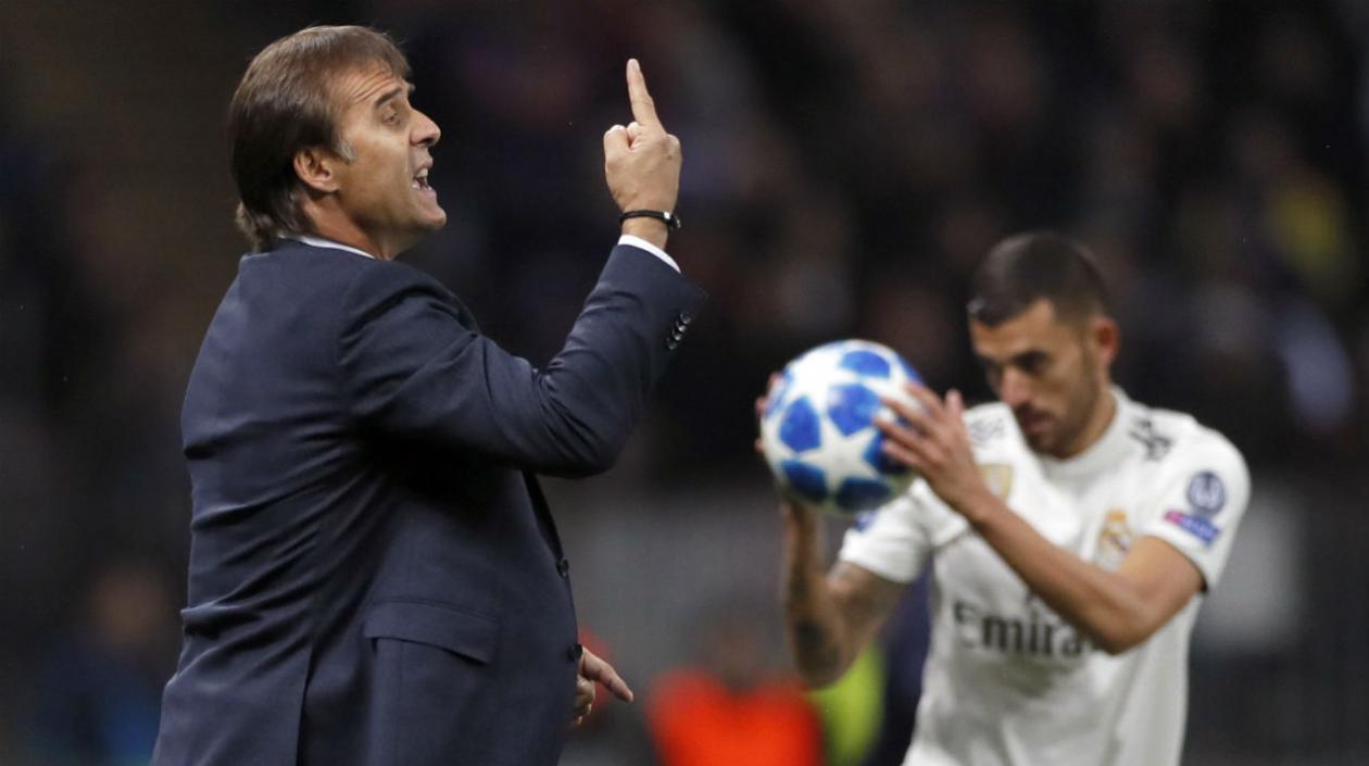 Julen Lopetegui, técnico del Real Madrid. 