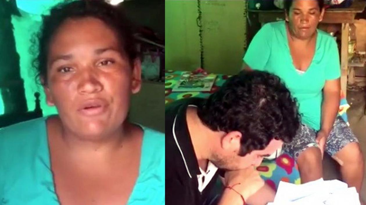 El entonces Concejal Carlos Meisel se solidarizó con el caso y visitó la familia.