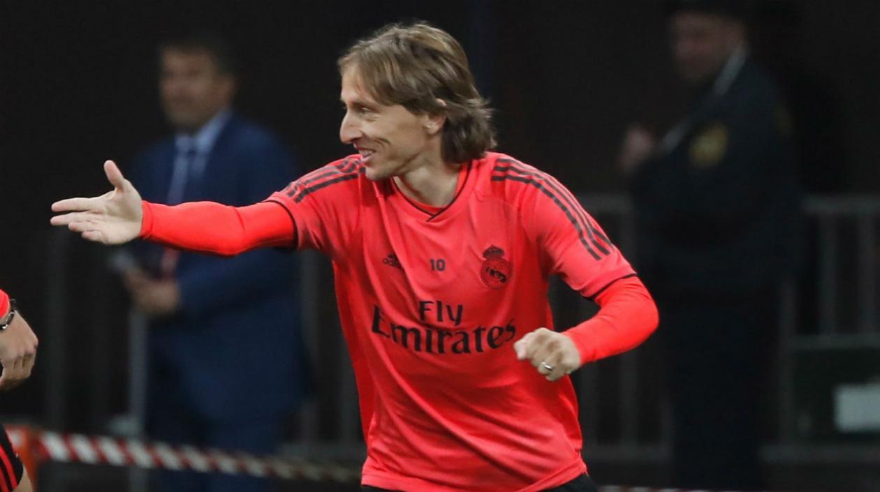 Luka Modric, jugador del Real Madrid. 