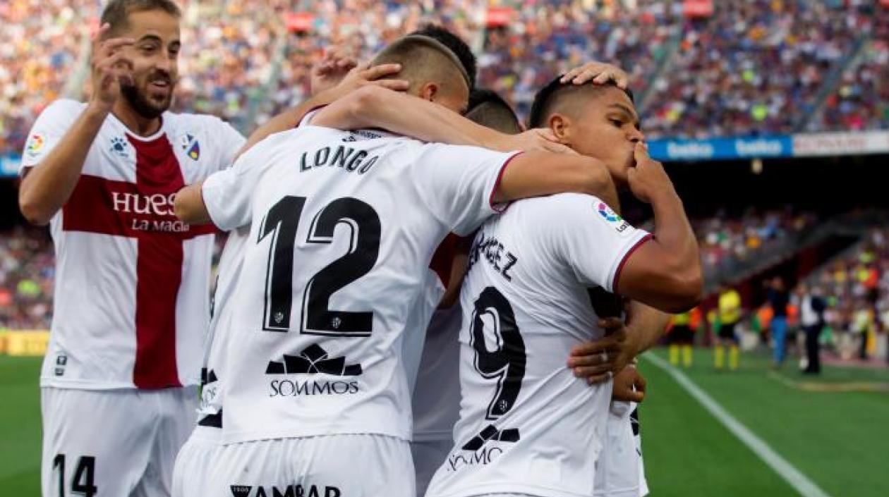 Juan Camilo "Cucho" Hernández, delantero colombiano del Huesca.