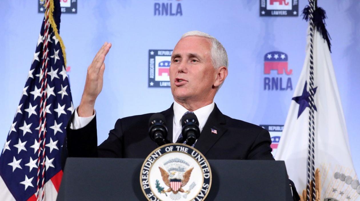 El vicepresidente de EE.UU., Mike Pence. 