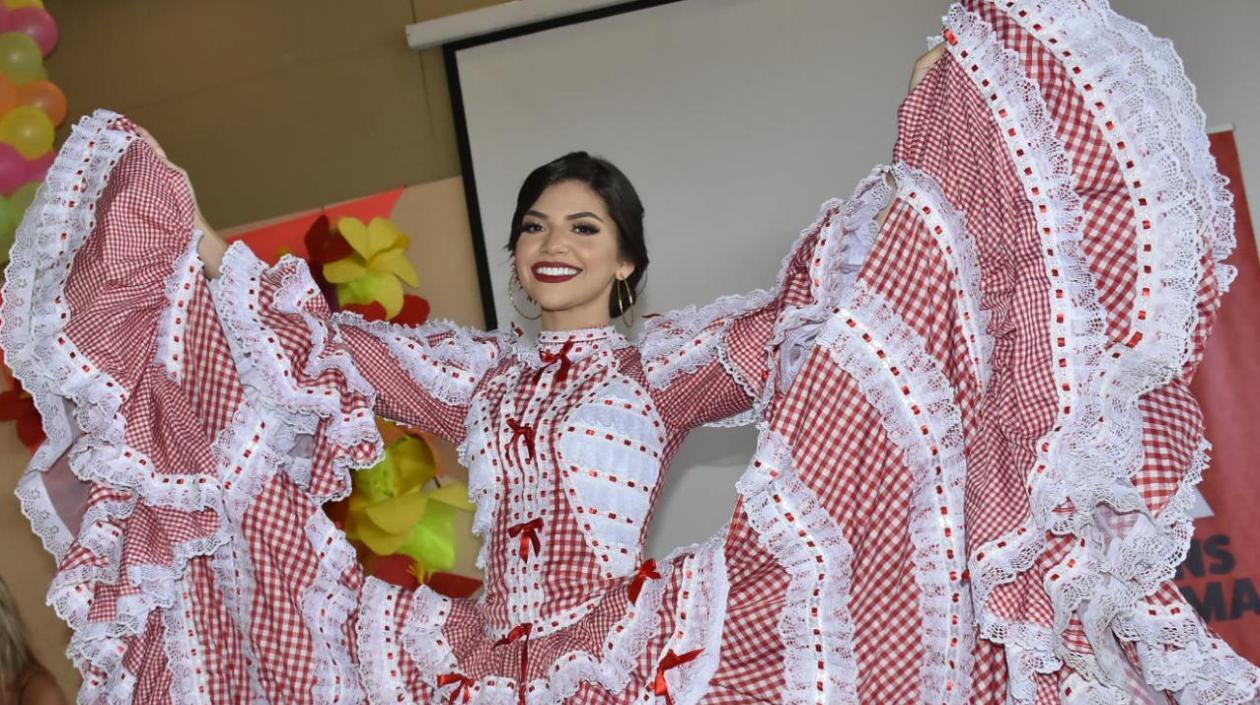 Carolina Suárez, Reina del Carnaval del Atlántico.