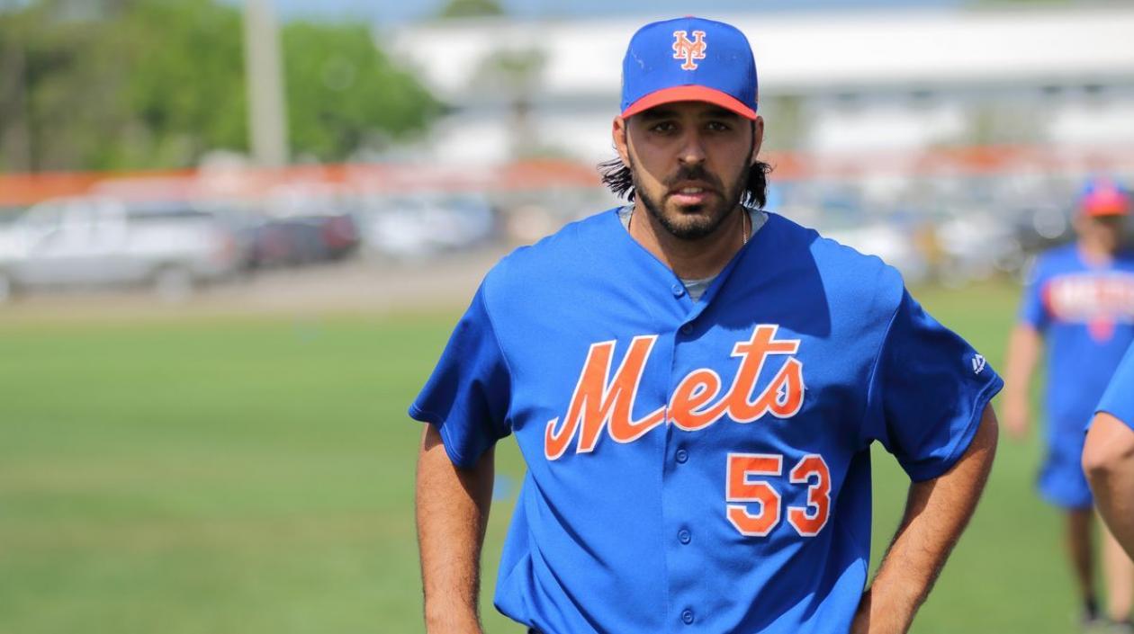 Nabil Crismatt, lanzador barranquillero de los Mets de Nueva York. 